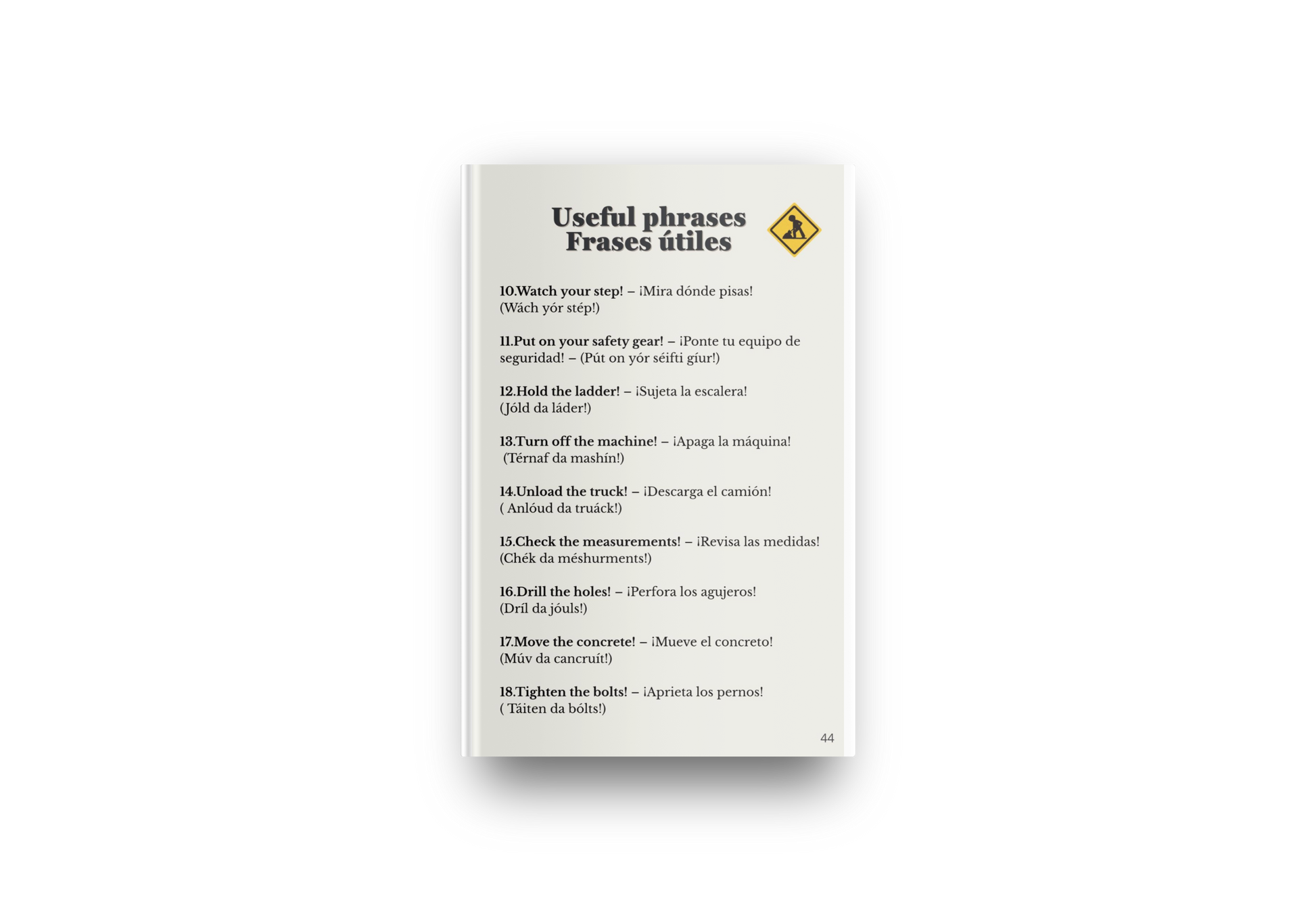 Inglés sobre construcción Digital